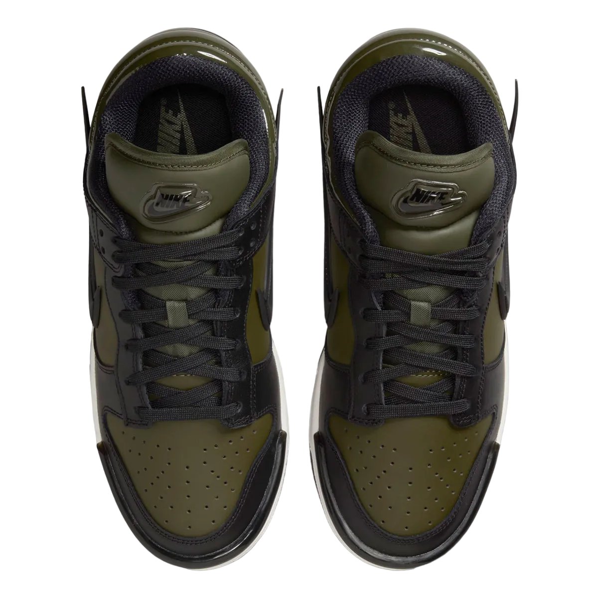 nike dunk low twist wmns olive black 2