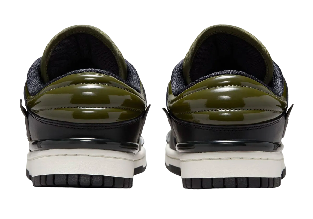 nike dunk low twist wmns olive black 3