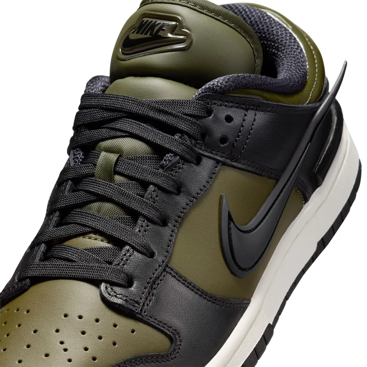 nike dunk low twist wmns olive black 5