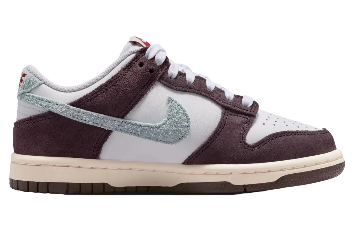nike dunk low white burgundy ash 3