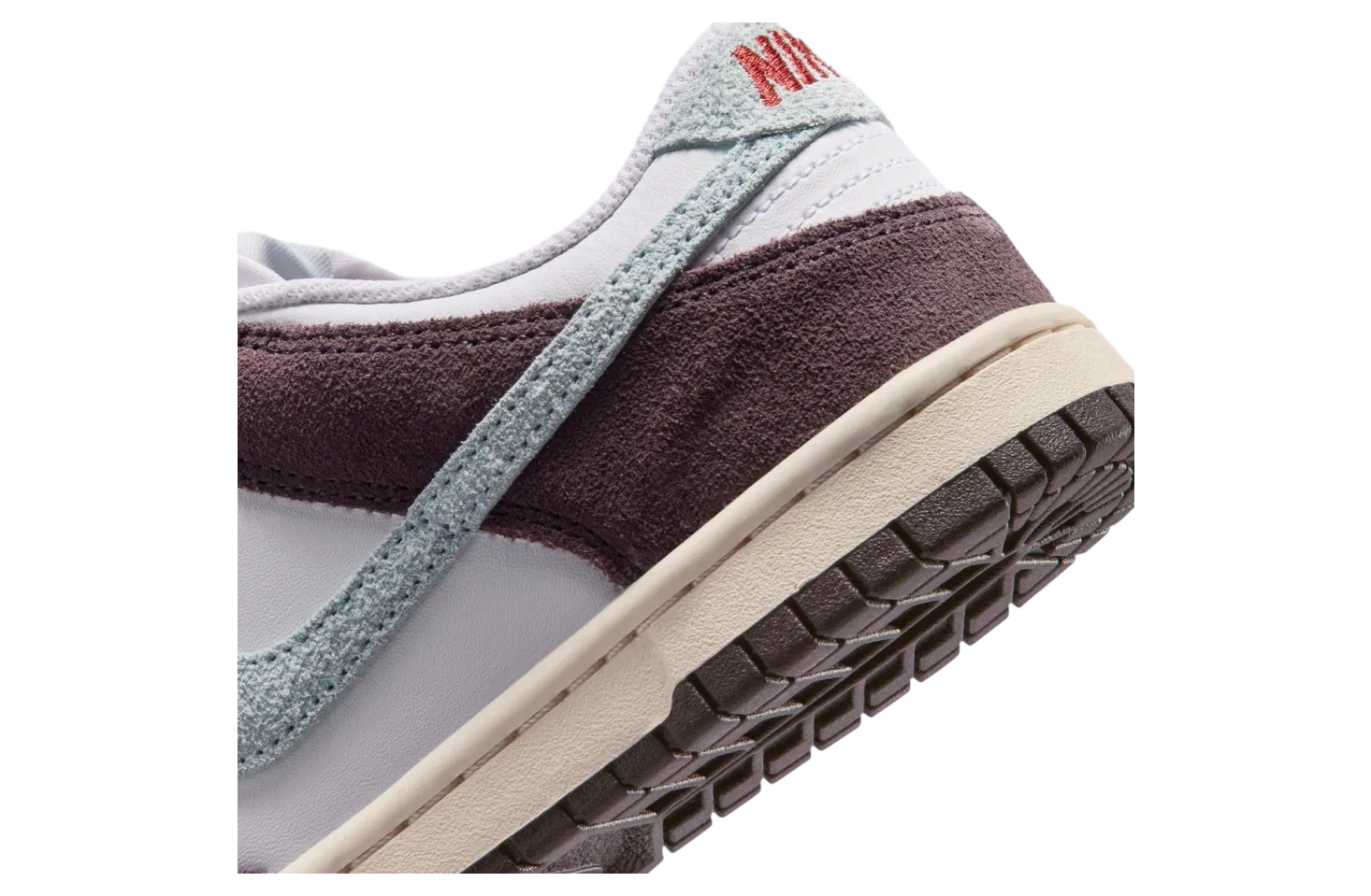 nike dunk low white burgundy ash 7