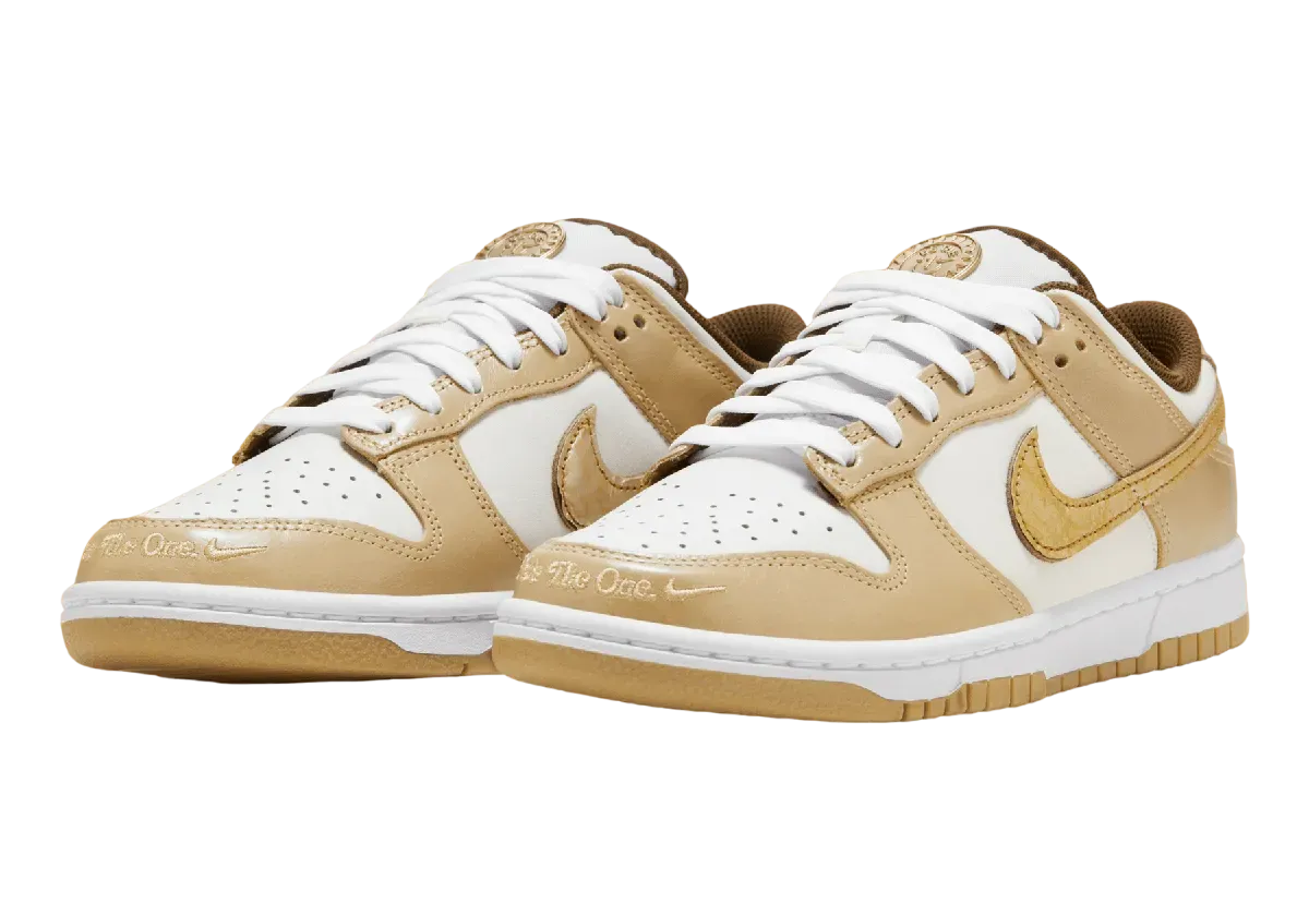 nike dunk low wmns be the one gold 0