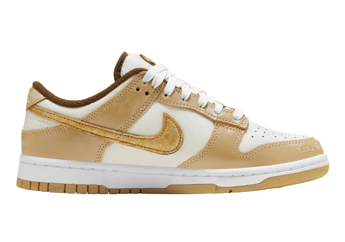 nike dunk low wmns be the one gold 1