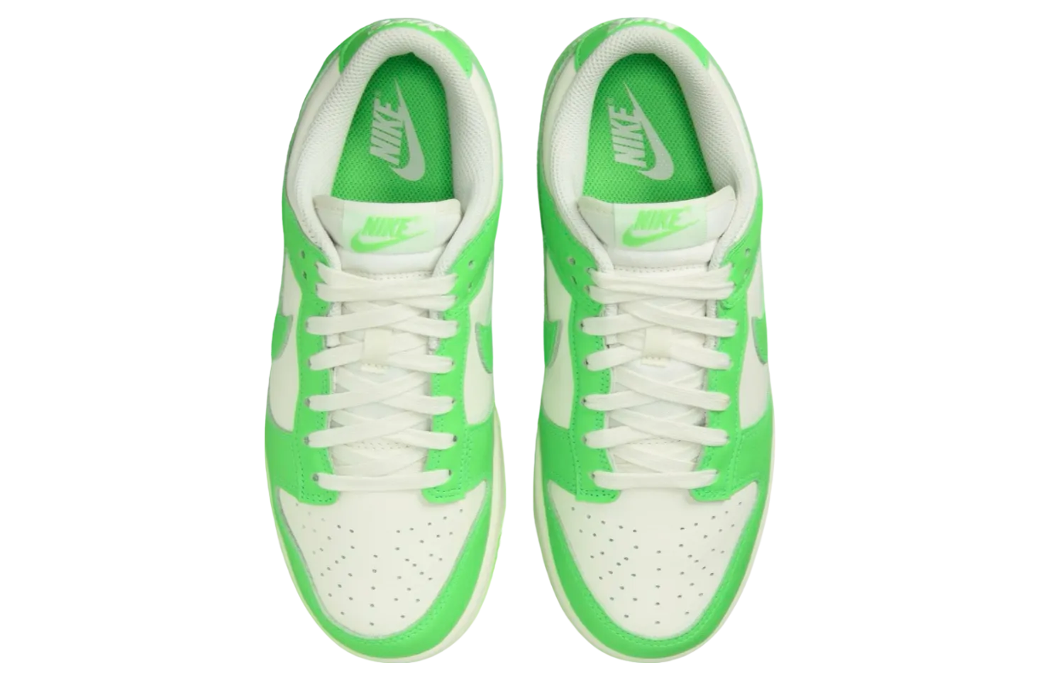 nike dunk low wmns green strike sail 2