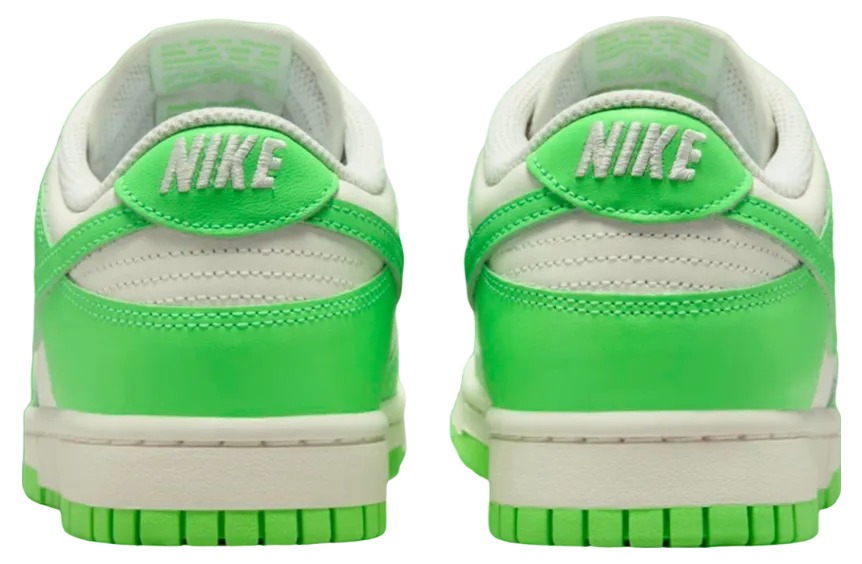 nike dunk low wmns green strike sail 3