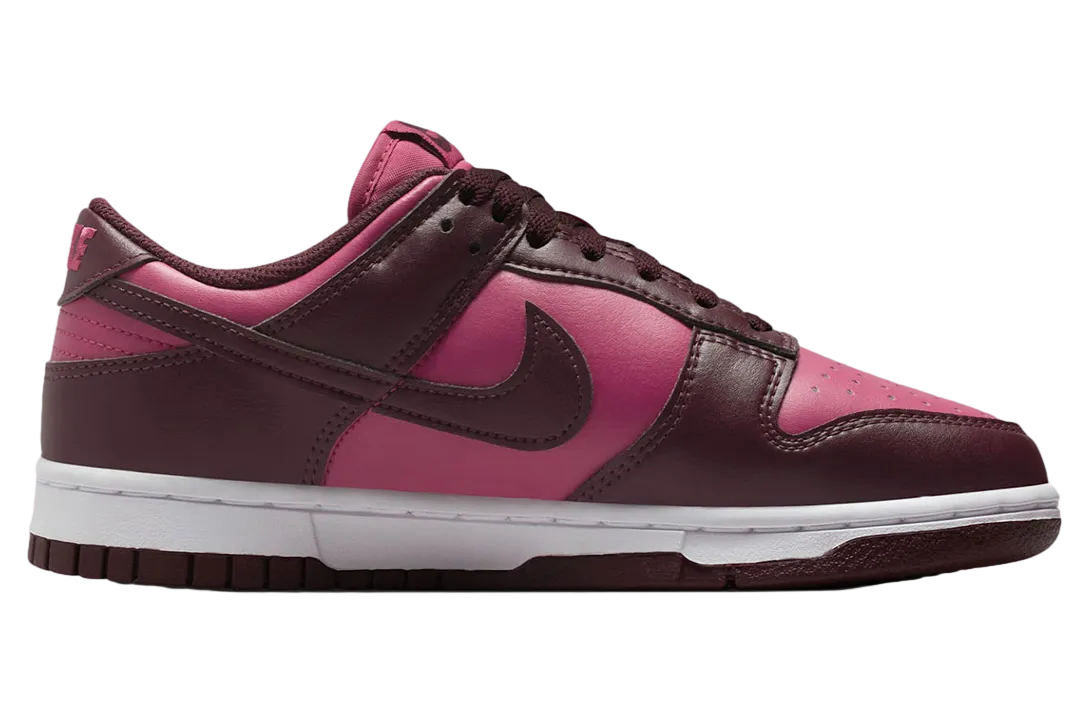 nike dunk low wmns maroon pink 1