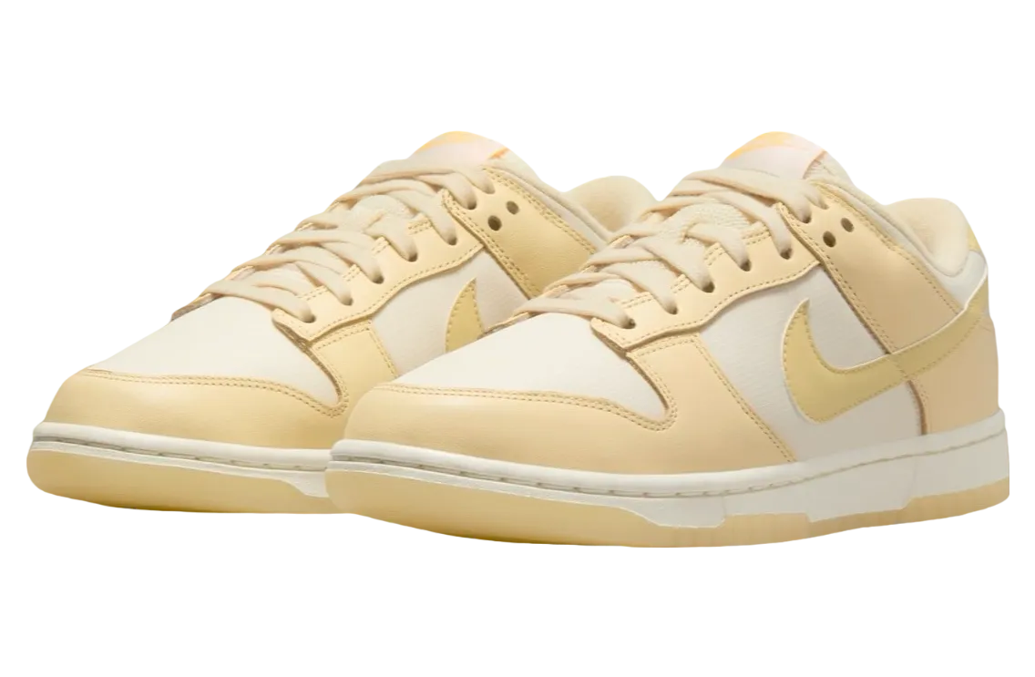 nike dunk low wmns muslin team gold 0