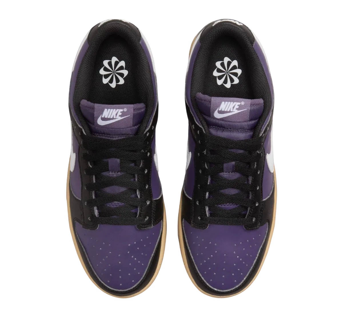 nike dunk low wmns purple black 1