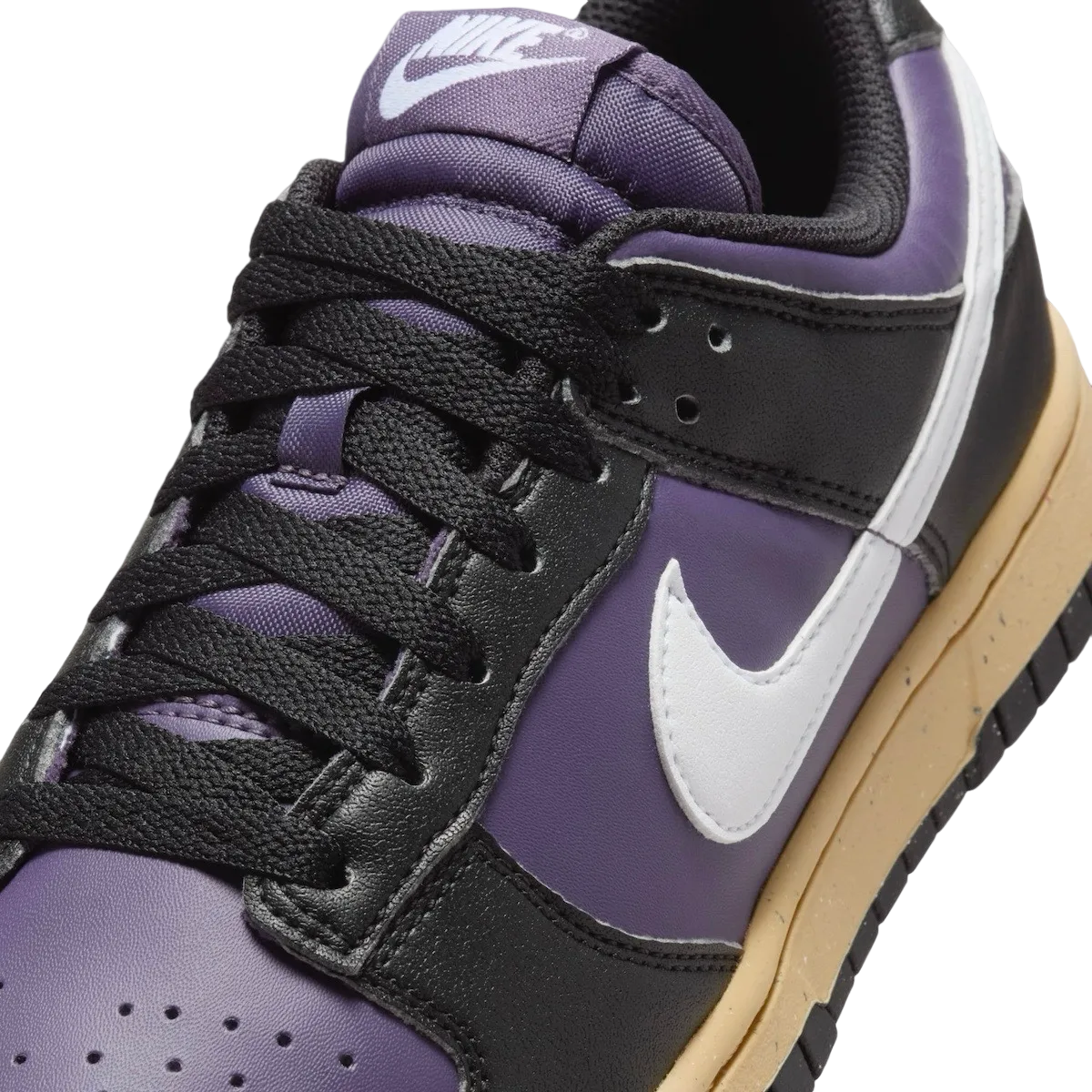 nike dunk low wmns purple black 5