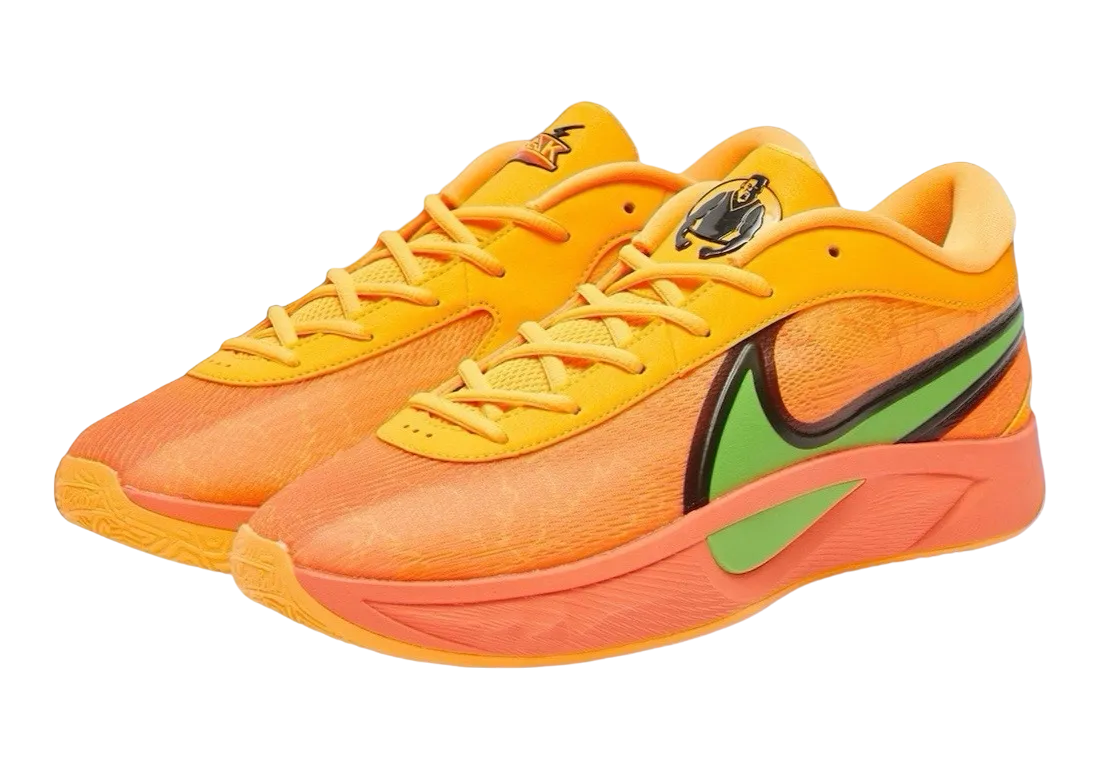 nike giannis freak 6 laser orange 0