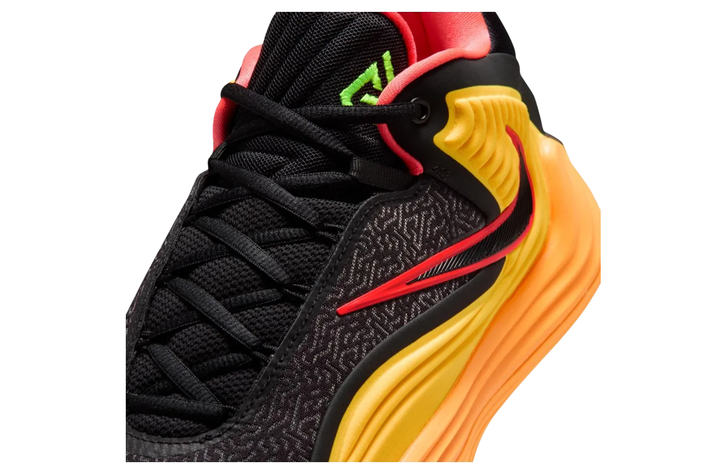 nike giannis freak 7 laser orange black 0