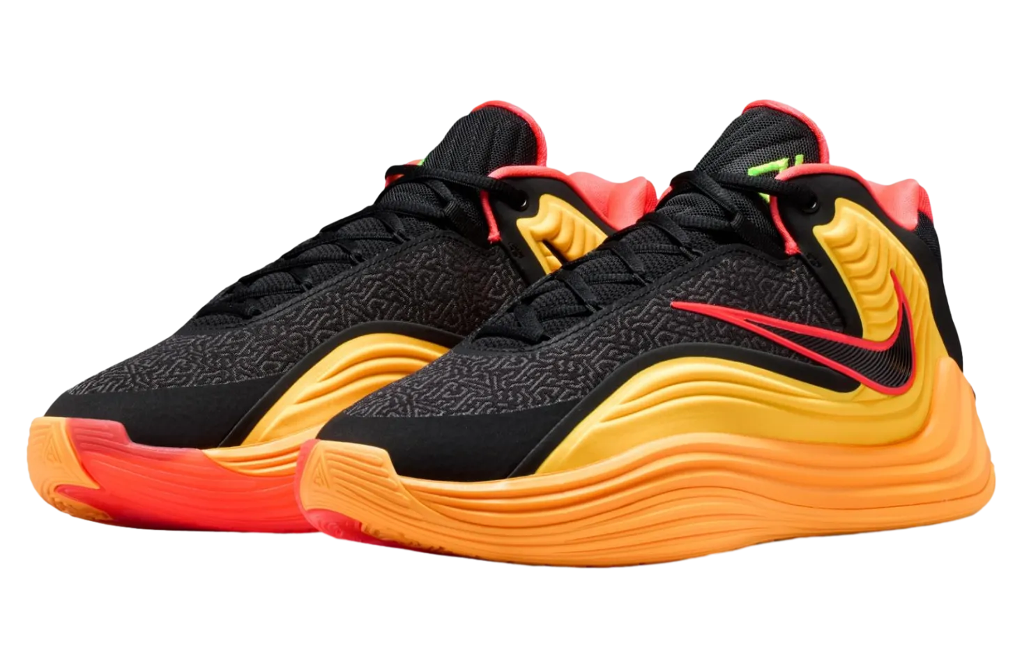 nike giannis freak 7 laser orange black 1