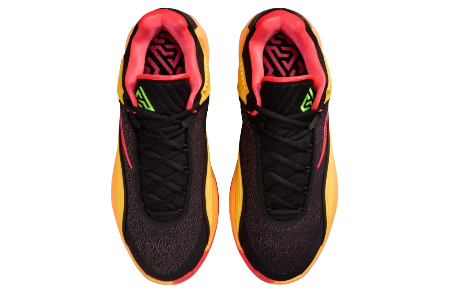 nike giannis freak 7 laser orange black 4