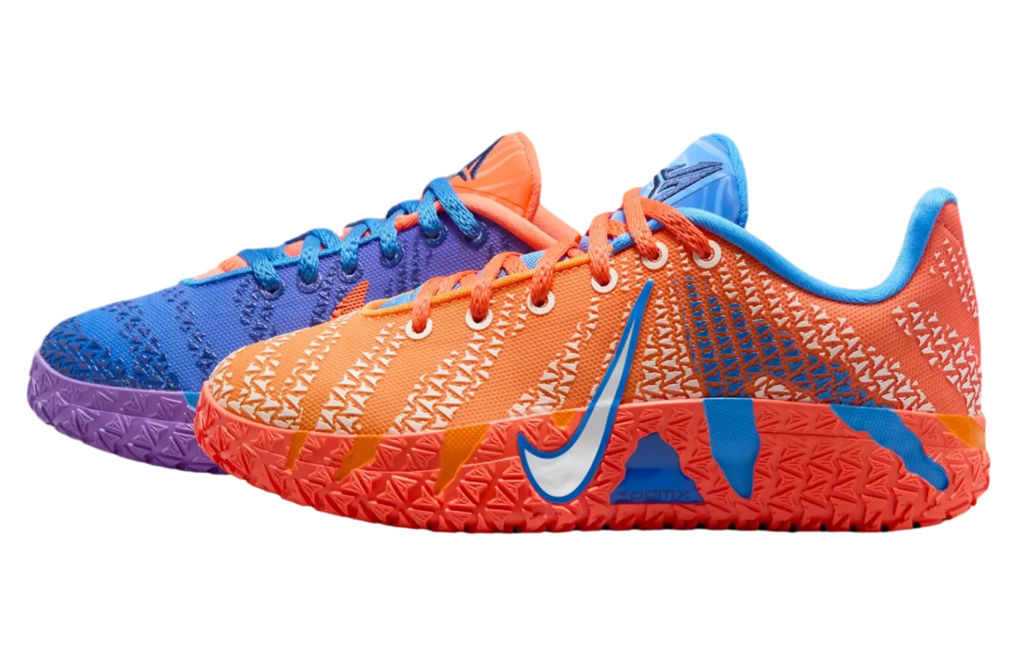 nike ja 3 gs blue crystal turf orange 2