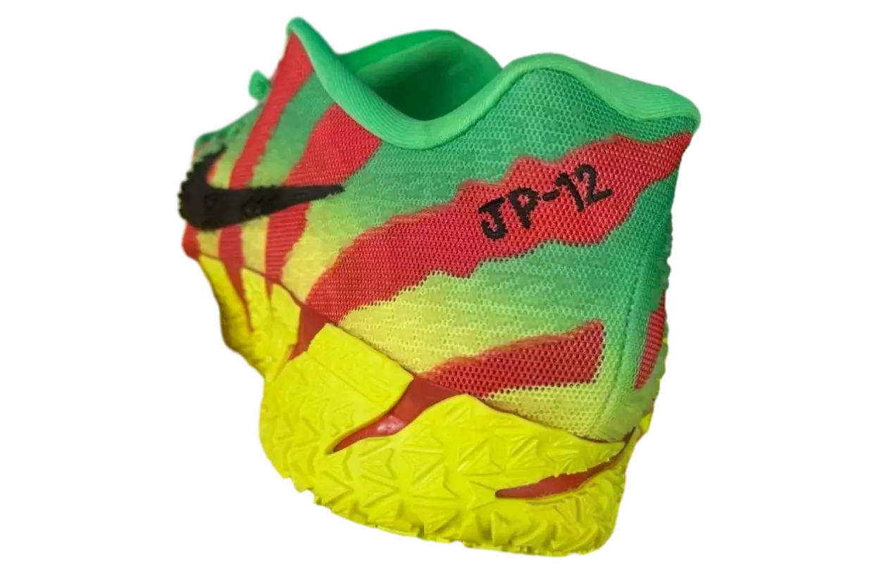 nike ja 3 jurassic park green spark university red 3