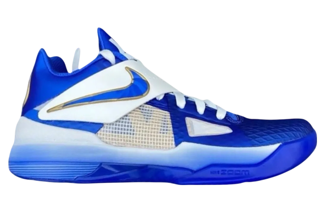 nike kd 4 royal white gold