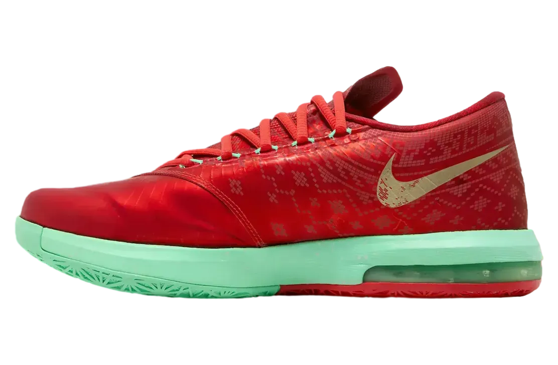 nike kd 6 christmas light crimson metallic gold 1