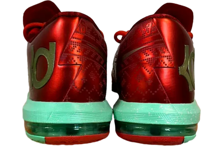 nike kd 6 christmas light crimson metallic gold 6