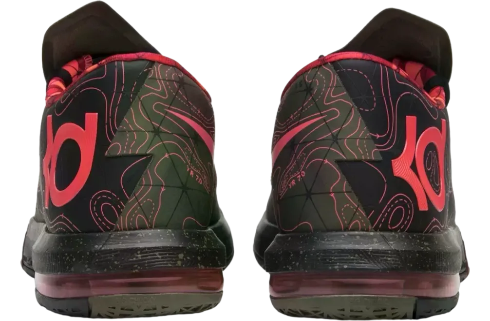 nike kd 6 meteorology black atomic red 2