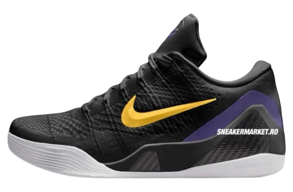 nike kobe 9 elite low protro black university gold