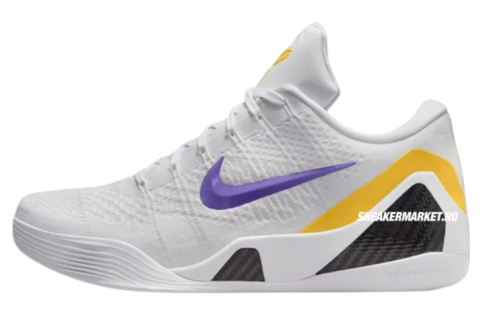 nike kobe 9 elite low protro white court purple