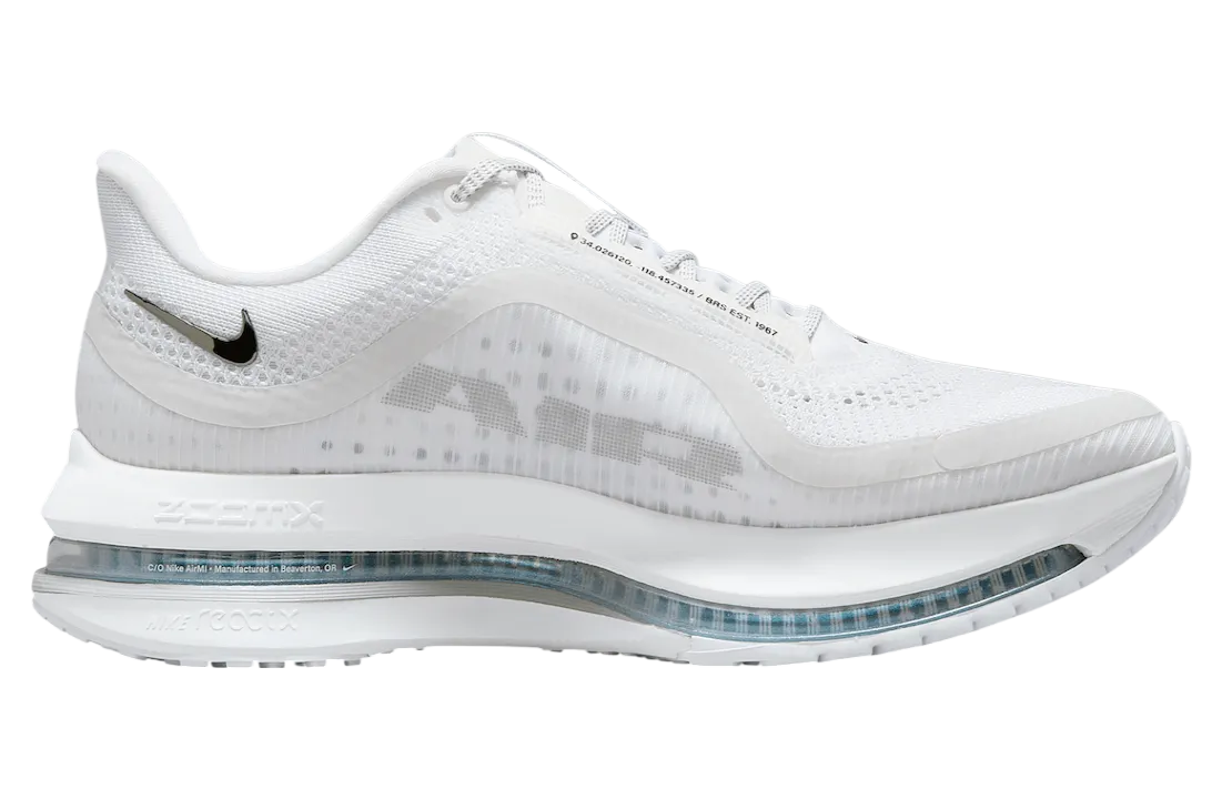 nike pegasus premium white metallic silver 1