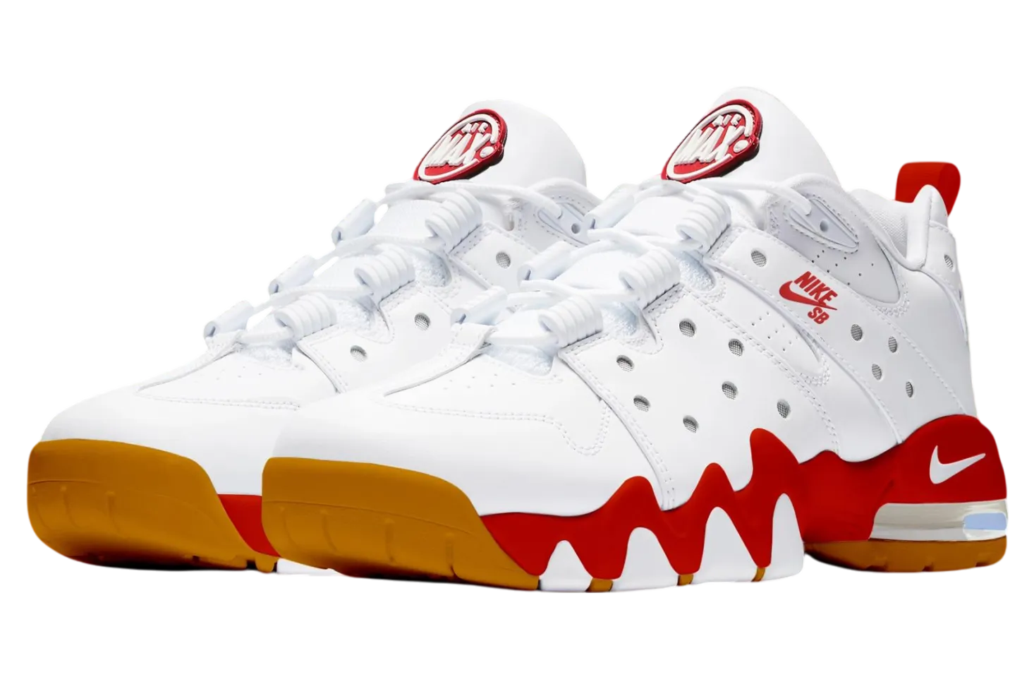 nike sb air max2 cb 94 low white varsity red 0