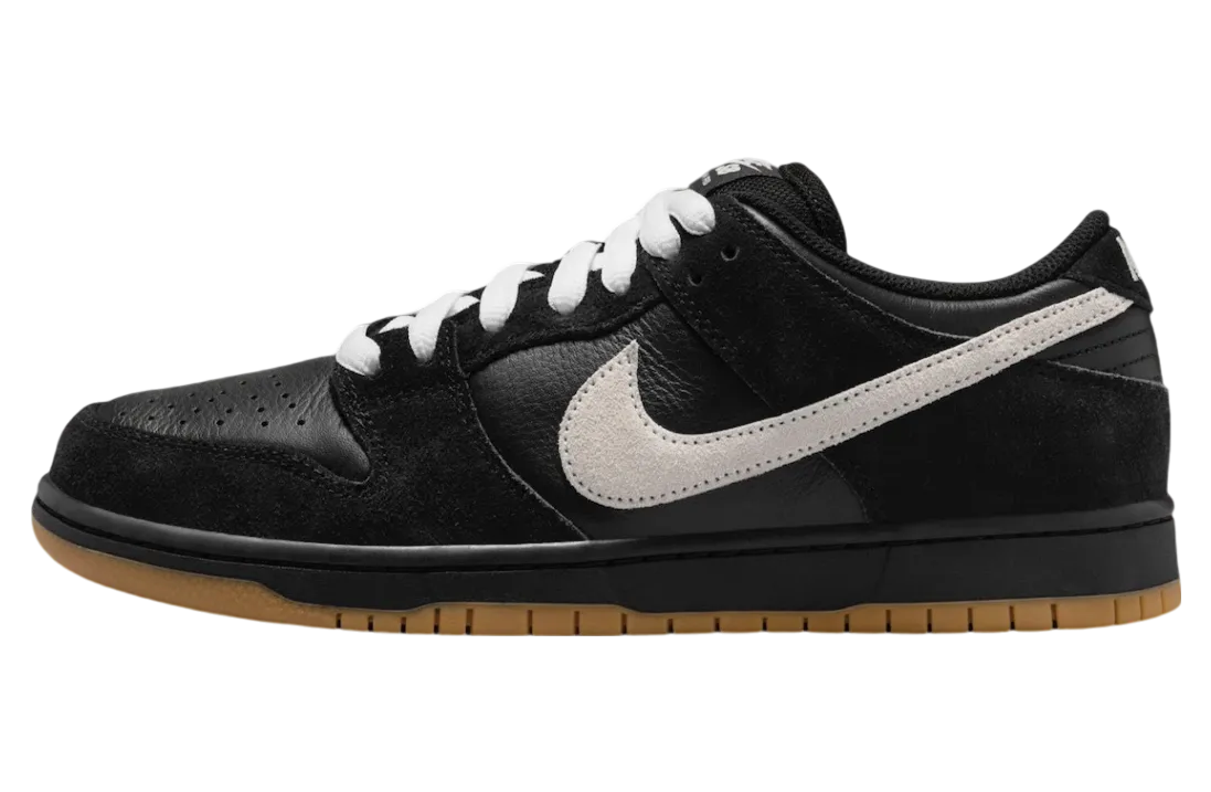 nike sb dunk low black gum light brown