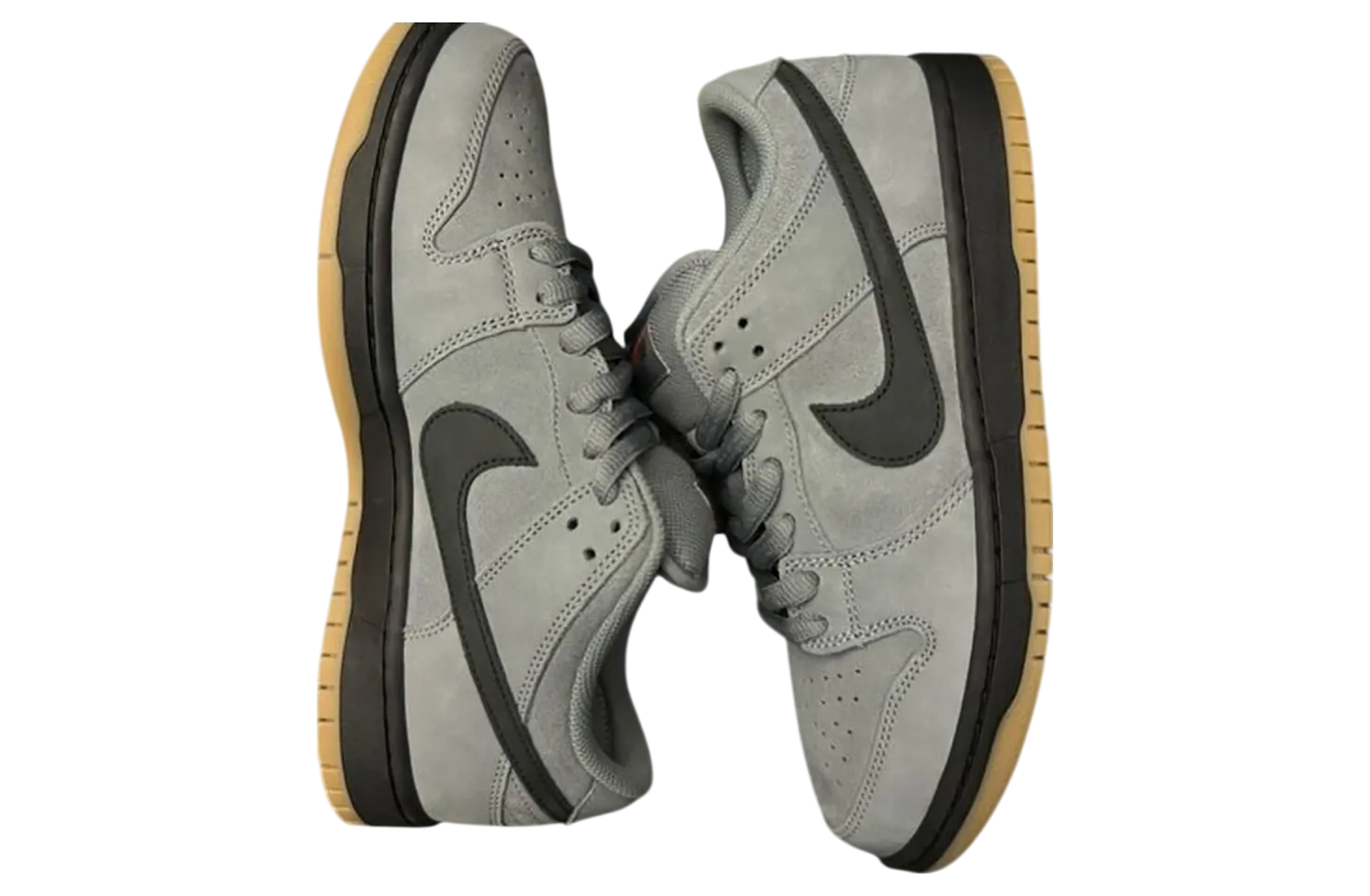 nike sb dunk low pro iso cool grey cool grey black 1