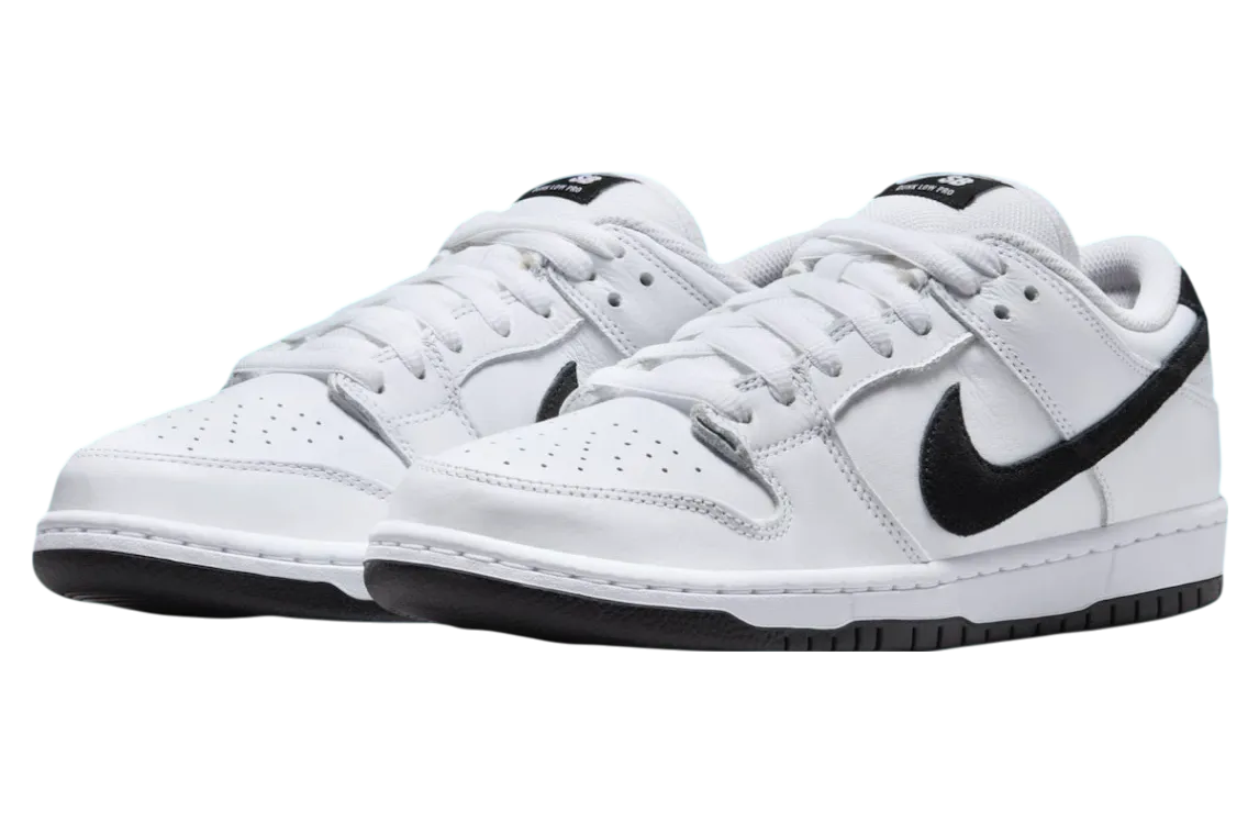 nike sb dunk low white black 0
