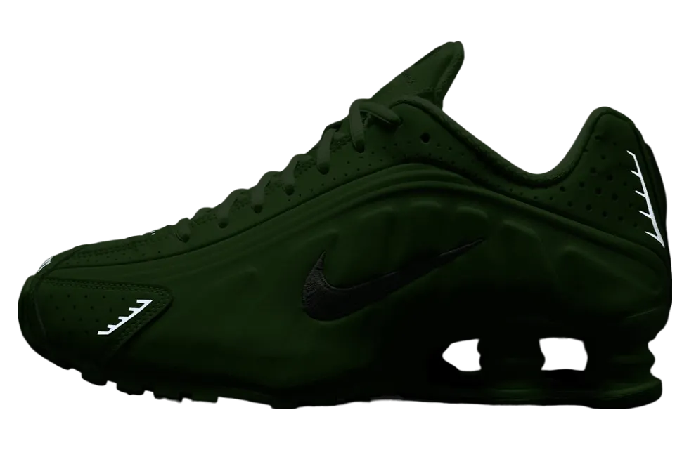 nike shox r4 green strike 5