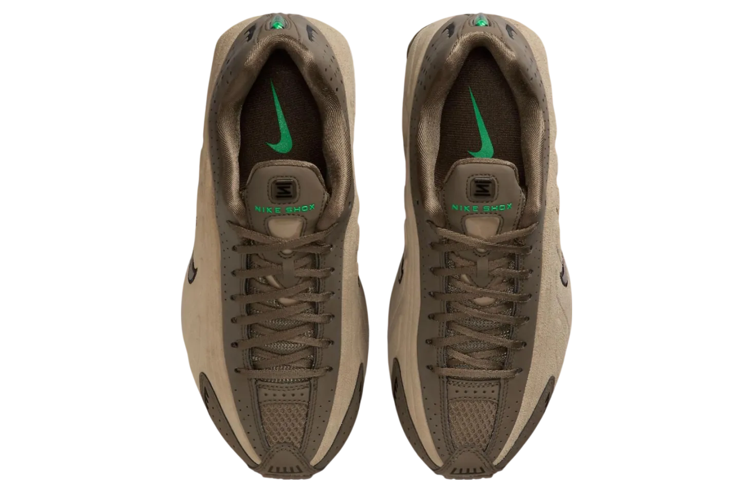 nike shox r4 wmns olive khaki 2