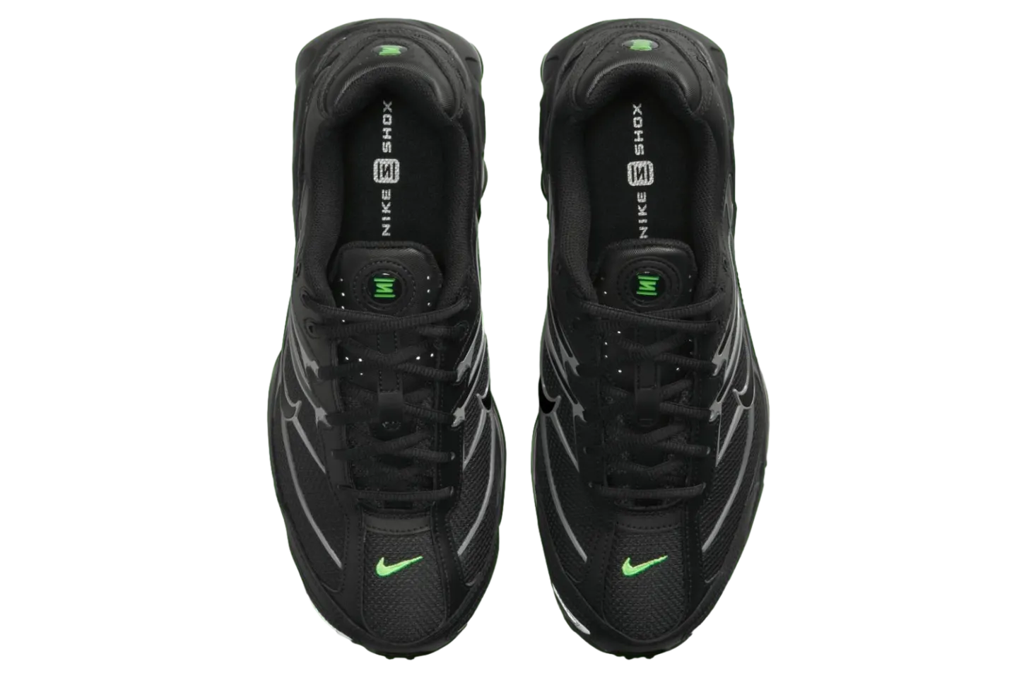 nike shox ride 2 black metallic dark grey 3