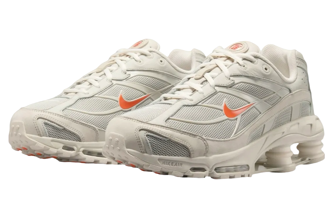 nike shox ride 2 light bone turf orange 0