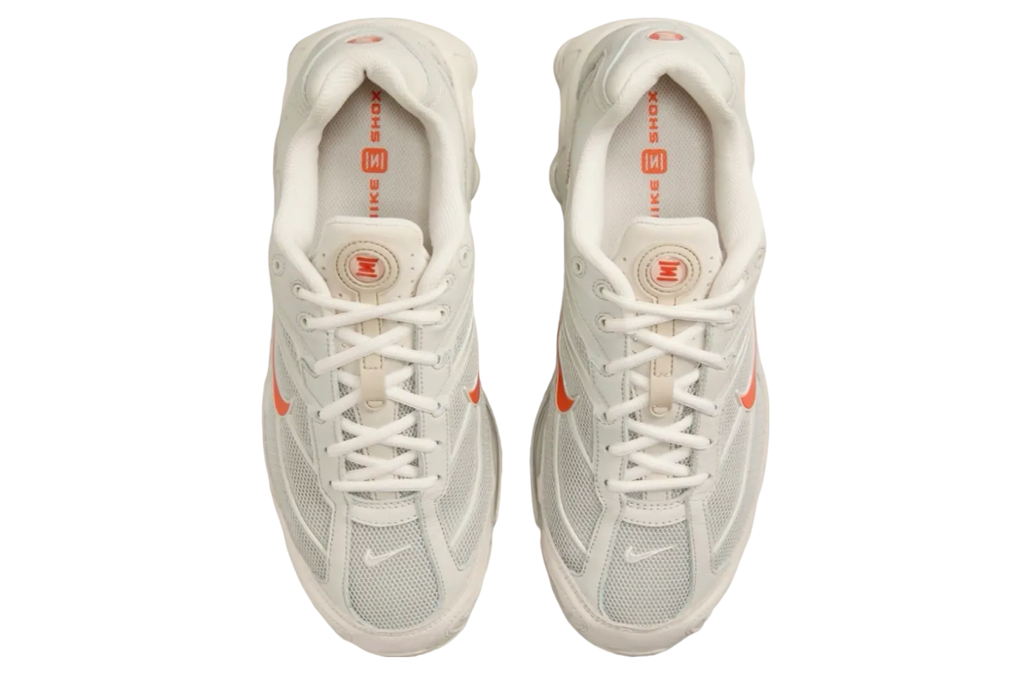 nike shox ride 2 light bone turf orange 2