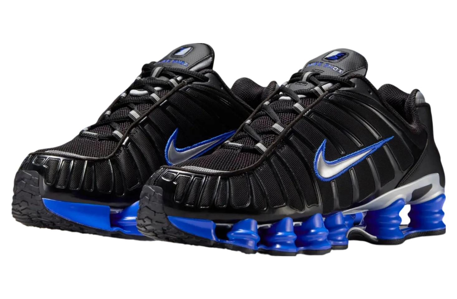 nike shox tl black racer blue silver 0