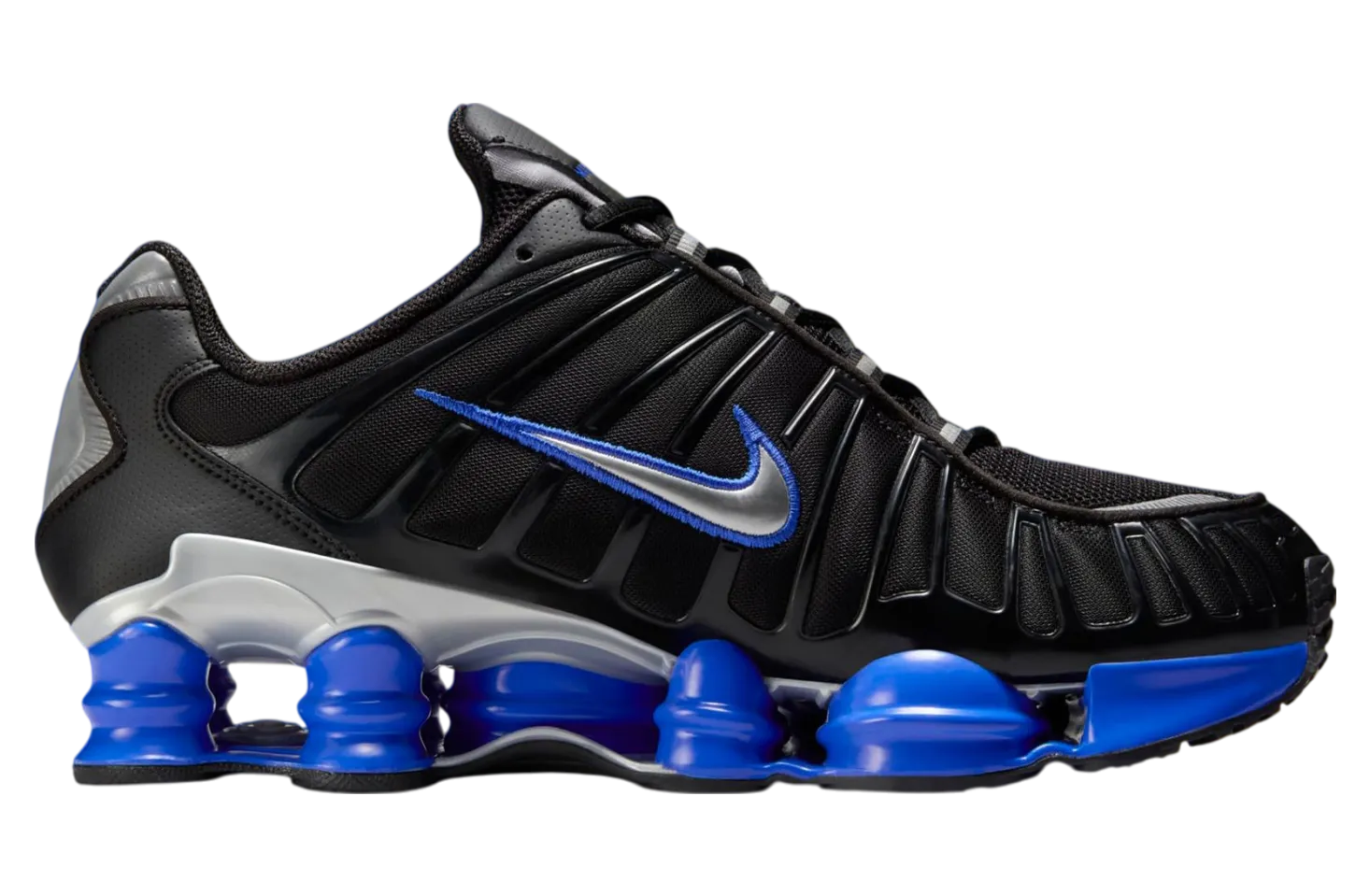 nike shox tl black racer blue silver 1