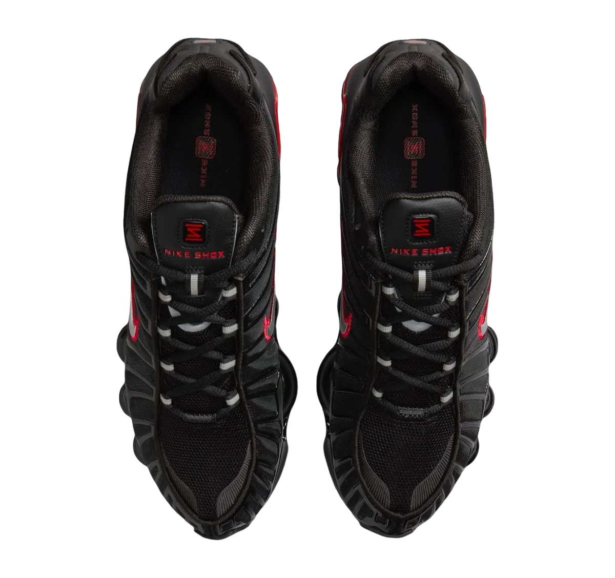 nike shox tl black university red 2