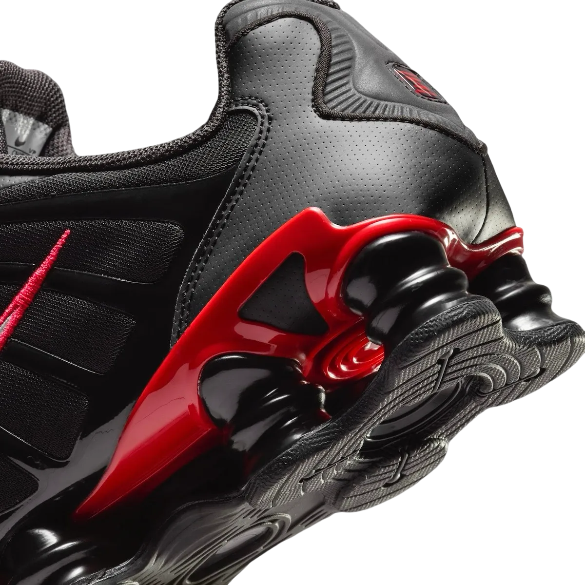 nike shox tl black university red 5