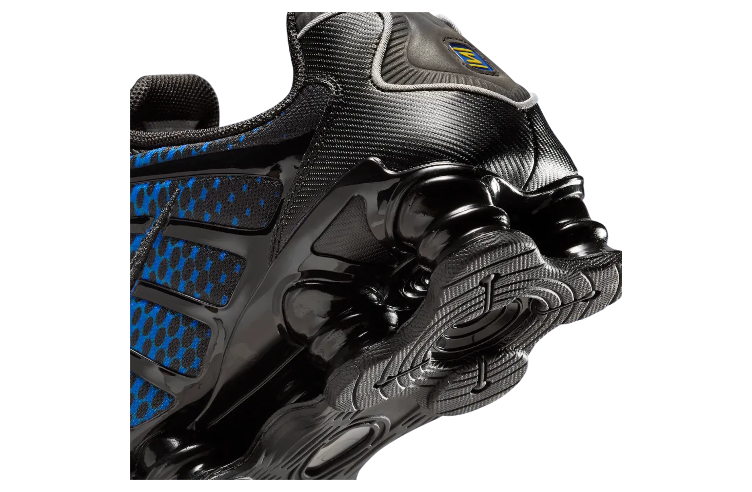 nike shox tl black varsity maize 6