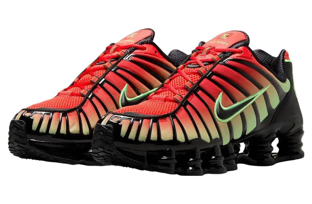 nike shox tl light crimson volt 0