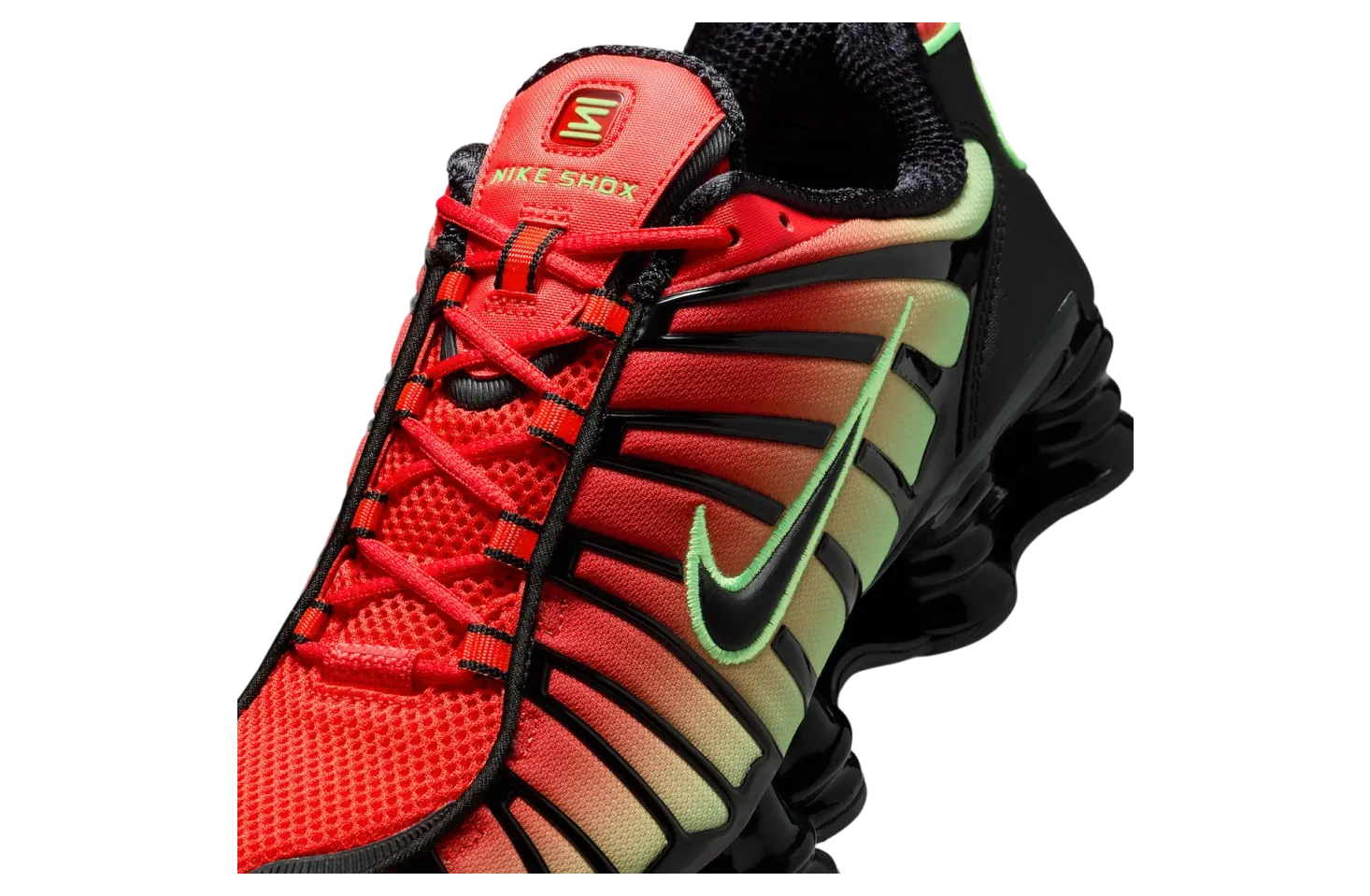nike shox tl light crimson volt 5
