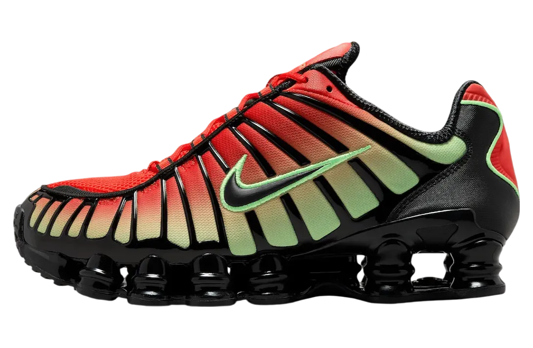 nike shox tl light crimson volt