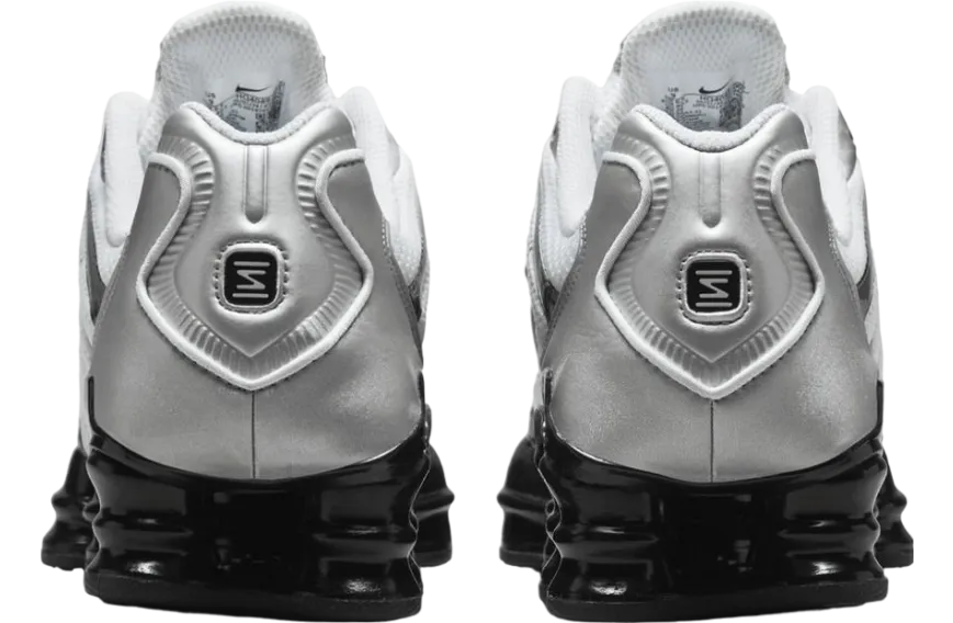 nike shox tl metallic silver black 5