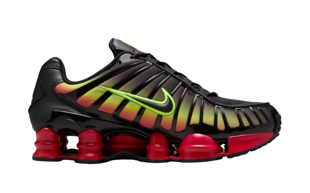 nike shox tl volt fire red 1