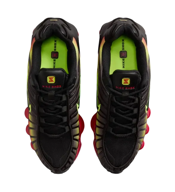 nike shox tl volt fire red 2