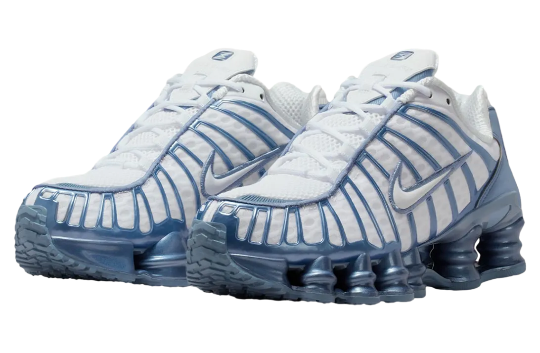 nike shox tl wmns white work blue 0