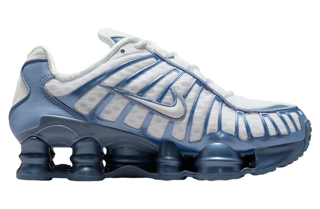 nike shox tl wmns white work blue 2