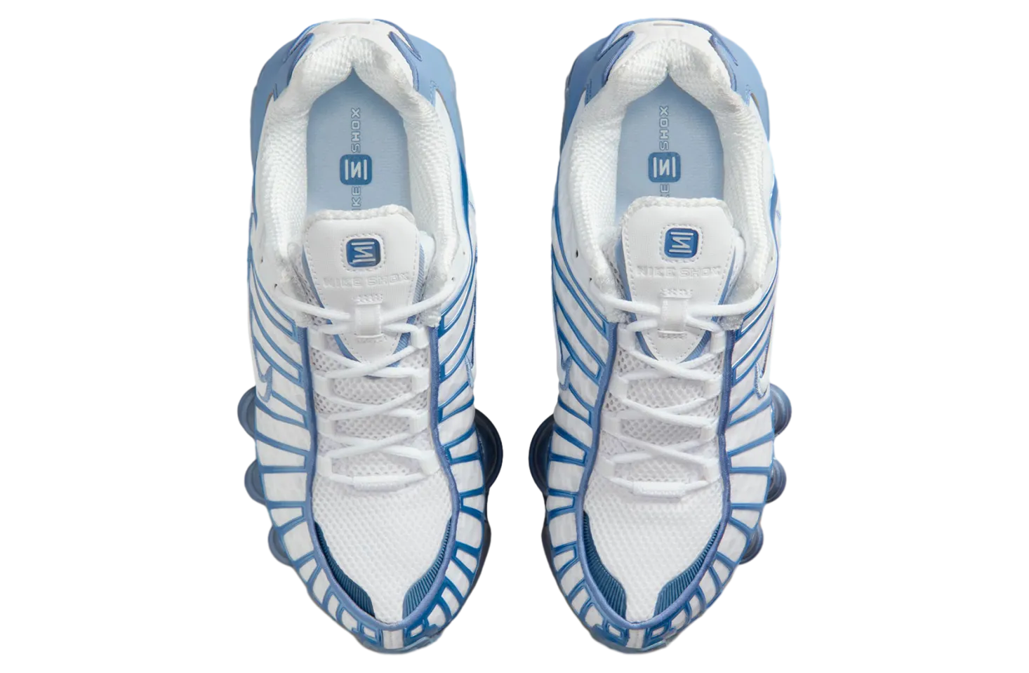 nike shox tl wmns white work blue 3