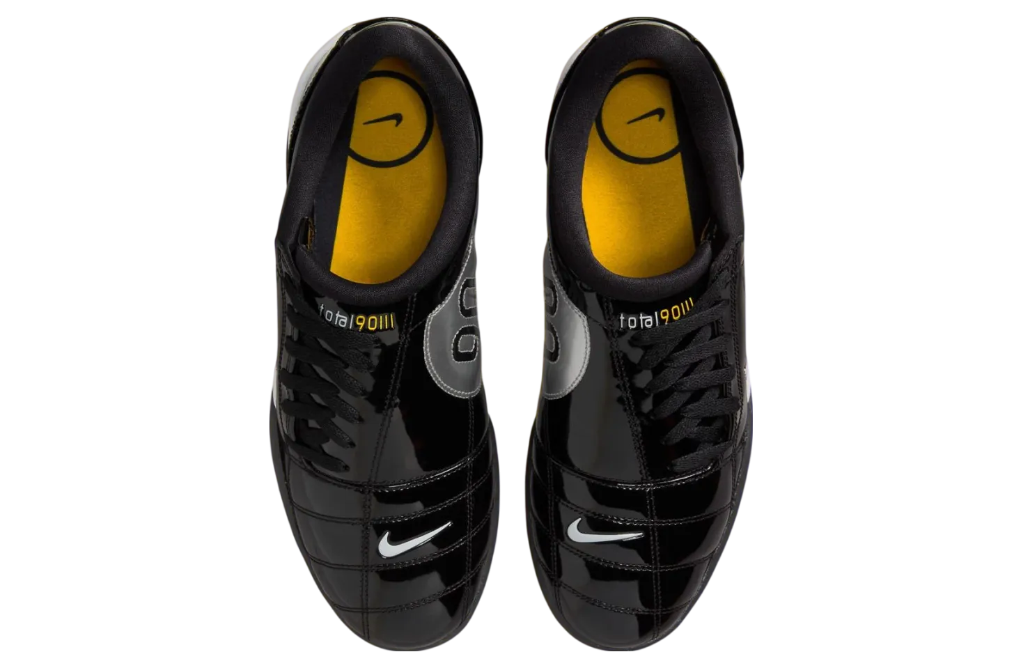 nike total 90 iii black patent 2